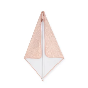 Jollein baba törölköző, 75x75 cm- Hamvas rózsaszín