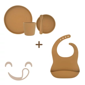 Karamell LUX gyerek étkészlet szett, 5 részes