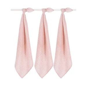 Jollein prémium textil pelenka, 70x70 cm, 3 db- Hamvas rózsaszín Jollein prémium textil pelenka, 70x70 cm, 3 db- Hamvas rózsaszín