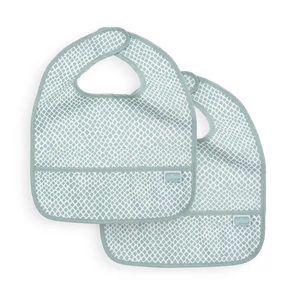 Jollein vízhatlan előke, 2 db- Zsálya zöld