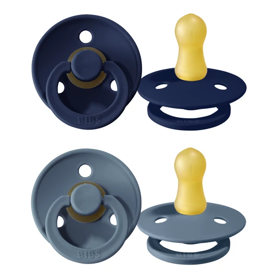 BIBS Colour cumi- 2-es szett tintakék-páva,0-6 hónapos korig