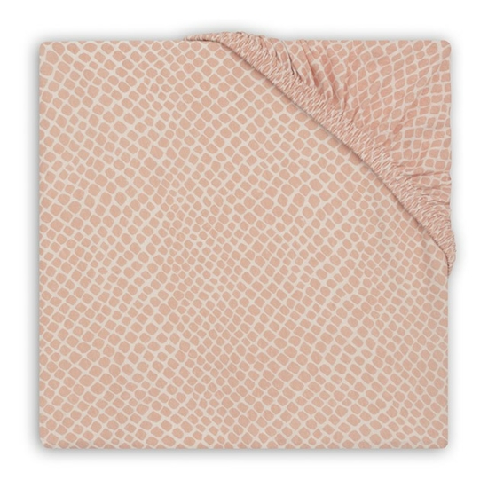 Jollein lepedő 60x120 cm- Hamvas rózsaszín