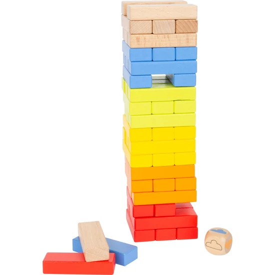 Színes jenga, 55 db-os
