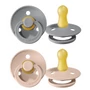 Kép 1/6 - BIBS Colour cumi- 2-es szett delfin-púderrózsaszín,0-6 hónapos korig