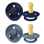 Kép 1/5 - BIBS Colour cumi- 2-es szett tintakék-páva,0-6 hónapos korig