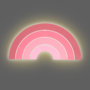 Kép 2/2 - Jollein éjjeli fény-Púder rózsaszín szivárvány